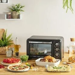 Moulinex OX444810 Optimo Forno Elettrico Ventilato 19 Litri, Potenza 1380 W, Max 240°C, Forno Per Pizza, Carne, Pesce, Dolci, Con 6 Modalità Di Cottura, Timer, 2 Accessori 8 Moulinex OX444810 Optimo Forno Elettrico Ventilato 19 Litri, Potenza 1380 W, Max 240°C, Forno Per Pizza, Carne, Pesce, Dolci, Con 6 Modalità Di Cottura, Timer, 2 Accessori -Elettrodomestici Negozio 100643915 3