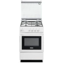 DeLonghi De Longhi SGW 554 GN N Linea Smart Cucina A Gas Libera Installazione Forno A Gas 4 Fuochi Classe Energetica Coperchio In Cristallo 50 Cm Bianco -Elettrodomestici Negozio 14926703 2