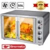 Forno Fornetto Elettrico Ventilato 55 Lt 2200 W Luce Doppia Porta Girarrosto 1 Forno Fornetto Elettrico Ventilato 55 Lt 2200 W Luce Doppia Porta Girarrosto -Elettrodomestici Negozio 15920728 1