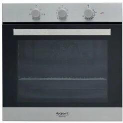 Hotpoint FA3 530 H IX HA Forno Elettrico Da Incasso 6 Funzioni Tradizionali Diamond Clean 66Lt Inox/Nero A