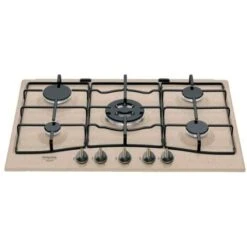 Hotpoint Ariston PCN 750 T (AV)R/HA Piano Cottura A Gas 5 Zone 75 Cm Avena