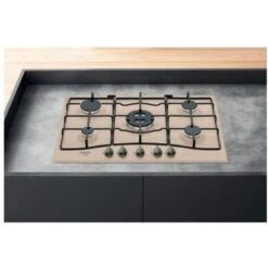 Hotpoint Ariston PCN 750 T (AV)R/HA Piano Cottura A Gas 5 Zone 75 Cm Avena -Elettrodomestici Negozio 16507986 5