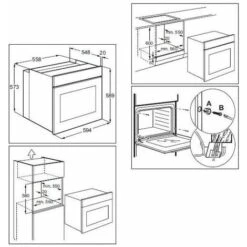 Electrolux FR53X Forno Elettrico Multifunzione Da Incasso Capacita' 70 Litri Classe Energetica A 60 Cm Funzione Pizza Acciaio Inox Antimpronta -Elettrodomestici Negozio 16521211 3