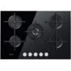 Whirlpool GOA 7523/NB Piano Cottura A Gas 5 Zone Griglie In Ghisa 73 Cm Nero