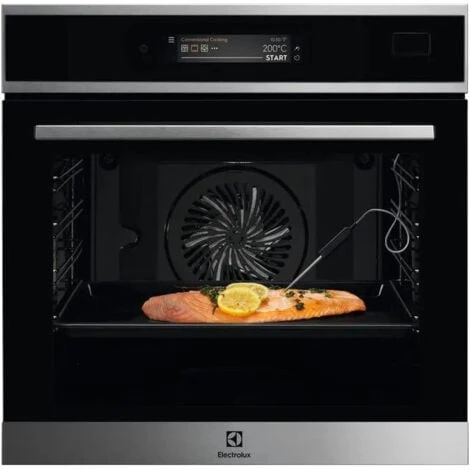 Electrolux EOB9S21WX Forno Elettrico Multifunzione Da Incasso 100% Vapore SteamBoost Capacita' 70 Litri Classe Energetica A++ 27 Programmi Wi-Fi 60 Cm Nero/Acciaio Inox Antimpronta 3 Electrolux EOB9S21WX Forno Elettrico Multifunzione Da Incasso 100% Vapore SteamBoost Capacita' 70 Litri Classe Energetica A++ 27 Programmi Wi-Fi 60 Cm Nero/Acciaio Inox Antimpronta