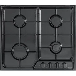 DeLonghi YNF 46 ASV Piano Cottura A Gas 4 Zone Griglie In Piattina Smaltata 58 Cm Nero -Elettrodomestici Negozio 16708476 2