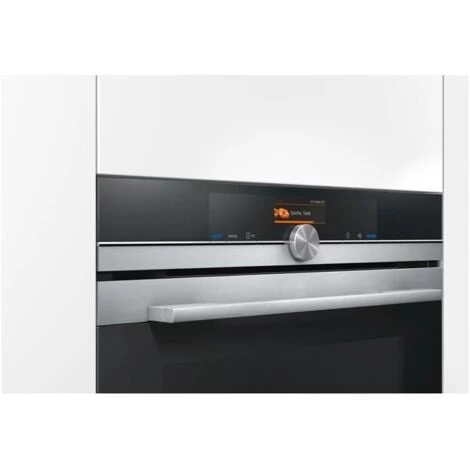 Siemens HB676G0S1 Forno Elettrico Multifunzione Da Incasso Pirolitico Capacita' 71 Litri Classe Energetica A+ 13 Programmi 3650 W Display TFT Touch 3,7 60 Cm Nero/Acciaio Inox 7 Siemens HB676G0S1 Forno Elettrico Multifunzione Da Incasso Pirolitico Capacita' 71 Litri Classe Energetica A+ 13 Programmi 3650 W Display TFT Touch 3,7 60 Cm Nero/Acciaio Inox - immagine 5