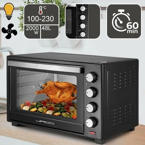 Nova Forno Elettrico 48 L Con 6 Modalità Di Cottura Con Girarrosto Teglia E Griglia 3 Nova Forno Elettrico 48 L Con 6 Modalità Di Cottura Con Girarrosto Teglia E Griglia