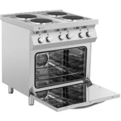 Cucina Elettrica Piano Cottura Elettrico + Forno A Convezione 13.400 W 4 Piastre 10 Cucina Elettrica Piano Cottura Elettrico + Forno A Convezione 13.400 W 4 Piastre -Elettrodomestici Negozio 25980606 4