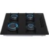 AREBOS Piano Cottura A Gas Due Fuochi Vetroceramica Include Griglie E Fiamma Pilota -Elettrodomestici Negozio 26705764 1