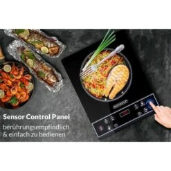 Piastre Ad Induzione 2000W Piano Cottura Induzione Funzione Mantenimento A Caldo Timer Con 6 Programmi -Elettrodomestici Negozio 27194610 5