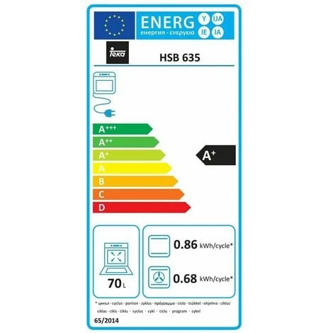 Forno Teka HSB635SS 70 L 2500W 4 Forno Teka HSB635SS 70 L 2500W - immagine 2