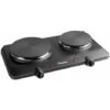 Doppia Piastra In Ghisa Nera Piano Cottura Da Campeggio Elettricamente Portatile 750/1500 Watt Bestron AHP250D 1 Doppia Piastra In Ghisa Nera Piano Cottura Da Campeggio Elettricamente Portatile 750/1500 Watt Bestron AHP250D -Elettrodomestici Negozio 28658149 1