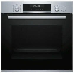 Bosch HRA518BS1 Serie 6 Forno Elettrico Da Incasso Capacita' 71 Litri Classe Energetica A Vapore Display LCD 30 Programmi 60 X 60 Nero/Acciaio Inox