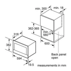 Bosch 8 Series - Forno A Microonde Innowave Maxx Bfl634gw1 21l