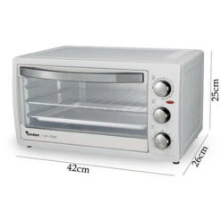Forno Elettrico 1300W 20L Temperatura Regolabile 230 Inclusi Vassoio Griglia -Elettrodomestici Negozio 39508112 5