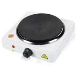 No Brand FORNELLO ELETTRICO DA CUCINA PAPILLON A 1 PIASTRA MACCHINA PORTATILE DA CAMPEGGIO PER COTTURA ELETTRICA CON TERMOSTATO REGOLABILE 1500W