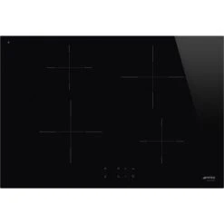 Smeg SI2741D Piano Cottura A Induzione In Vetroceramica Semifilo 4 Zone 75 Cm Touch Control 9 Livelli Di Potenza Nero