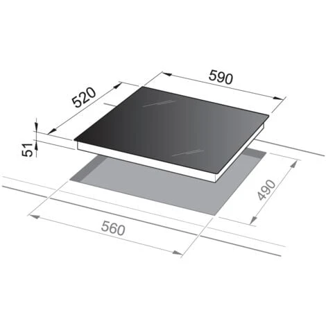 DeLonghi YLI60 Linea Induzione Piano A Induzione 4 Zone Installazione Snap-in Touch Control 60cm Nero 4 DeLonghi YLI60 Linea Induzione Piano A Induzione 4 Zone Installazione Snap-in Touch Control 60cm Nero - immagine 2