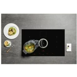 Elica NIKOLATESLA SWITCH BL/F/80 Piano Cottura Aspirante A Induzione Con Cappa Filtrante Integrata 4 Zone 83 Cm Comandi Touch Control 550 M3/h Vetro Nero PRF0146210A -Elettrodomestici Negozio 50248143 4