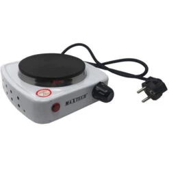 Fornello Elettrico 500 Watt Con Temperatura Regolabile Piastra Elettrica Con Termostato 10 Cm Da Viaggio Campeggio Vacanza