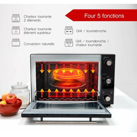 Forno Multifunzione 58L 2000W ARIZONA 7 Forno Multifunzione 58L 2000W ARIZONA - immagine 5
