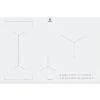 Electrolux EIL83443BW Serie 600 Bridge Piano Cottura A Induzione 4 Zone 80 Cm Comandi Slider Touch Bianco -Elettrodomestici Negozio 53831243 1