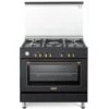 DeLonghi De Longhi PEMA 965 C ED Linea Country Cucina A Gas Libera Installazione Forno Elettrico 5 Fuochi Griglie In Ghisa Classe Energetica A Bruciatore Tripla Corona Coperchio In Cristallo 6 Funzioni 90 Cm A -Elettrodomestici Negozio 59673204 1