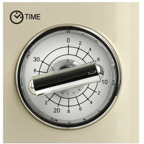 Girmi FM2105 Design Vintage Forno A Microonde Con Grill Capacità 20 Litri Potenza 700+800W 3 Modalità Di Cottura Crema 6 Girmi FM2105 Design Vintage Forno A Microonde Con Grill Capacità 20 Litri Potenza 700+800W 3 Modalità Di Cottura Crema - immagine 4