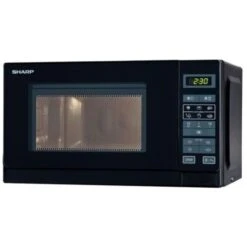 Sharp R-242 BKW Forno A Microonde Capacità 20 Litri Potenza 800W 8 Programmi Automatici 11 Livelli Di Potenza Nero -Elettrodomestici Negozio 59677256 2