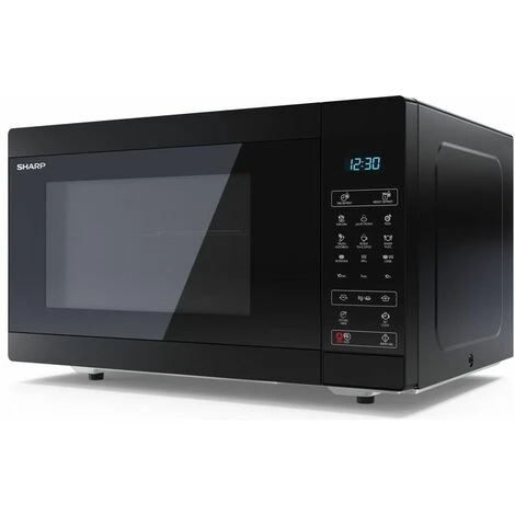 Sharp YC-MG51EB Forno A Microonde Con Grill Capacità 25 Litri Potenza 900W 8 Programmi Automatici Controllo Elettronico Nero 4 Sharp YC-MG51EB Forno A Microonde Con Grill Capacità 25 Litri Potenza 900W 8 Programmi Automatici Controllo Elettronico Nero - immagine 2