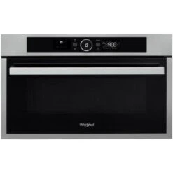 Whirlpool AMW 731 IX Forno A Microonde Da Incasso Con Grill Capacita' 31 Litri Potenza 1000 W Funzione DualCrisp Jet DeFrost Display Digitale Acciaio Inox