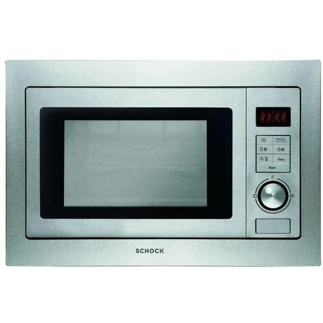 Schock By Glem Gas SMI253IX Forno A Microonde Capacità 25 Litri Potenza 900W Programmazione Elettronica Preimpostata 5 Funzioni Inox 3 Schock By Glem Gas SMI253IX Forno A Microonde Capacità 25 Litri Potenza 900W Programmazione Elettronica Preimpostata 5 Funzioni Inox