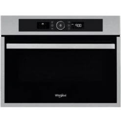 Whirlpool AMW 9607/IX Forno A Microonde Combinato Da Incasso Capacita' 40 Litri Potenza 900 W Funzione DualCrisp Jet Start ForcedAir Jet DeFrost Display Digitale Acciaio Inox