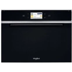 Whirlpool W11 IMW161 Forno A Microonde Combinato Da Incasso Con Grill Capacita' 40 Litri Potenza 900 W 6thSenseLiveApp Funzione DualCrisp Vapore Display TFT Nero