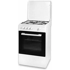 Schaub-Lorenz SS450EW Cucina A Gas 4 Fuochi 50x50cm Con Forno Elettrico Bianco