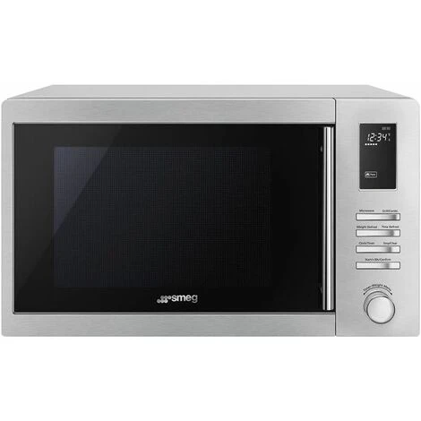 Smeg MOE25X Forno A Microonde Con Grill Estetica Universale Capacita' 25 Litri Classe Energetica 6 Programmi 51 Cm Acciaio Inox 3 Smeg MOE25X Forno A Microonde Con Grill Estetica Universale Capacita' 25 Litri Classe Energetica 6 Programmi 51 Cm Acciaio Inox