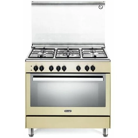 DeLonghi De Longhi PEMC 96 ED Linea Premium Cucina A Gas Libera Installazione Forno Elettrico 5 Fuochi Classe Energetica A Bruciatore Tripla Corona Vano Scaldavivande 9 Funzioni 90 Cm Crema 2 DeLonghi De Longhi PEMC 96 ED Linea Premium Cucina A Gas Libera Installazione Forno Elettrico 5 Fuochi Classe Energetica A Bruciatore Tripla Corona Vano Scaldavivande 9 Funzioni 90 Cm Crema