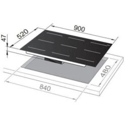 DeLonghi SLI905 Piano Cottura A Induzione In Vetroceramica 5 Zone Automatic Easy Start Funzione Melting E Chef Cook 90 Cm Nero -Elettrodomestici Negozio 60618718 2