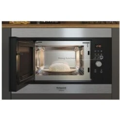 Hotpoint MF20G IX HA Microonde Con Grill Capacità 20 Litri Potenza 800W Apertura Con Pulsante A Bandiera Auto Cook Scongelamento Nero/Acciaio Inox -Elettrodomestici Negozio 60625235 3