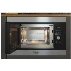 Hotpoint MF20G IX HA Microonde Con Grill Capacità 20 Litri Potenza 800W Apertura Con Pulsante A Bandiera Auto Cook Scongelamento Nero/Acciaio Inox -Elettrodomestici Negozio 60625235 4