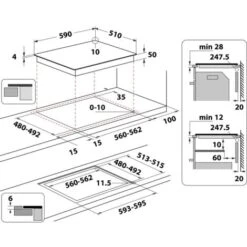 Hotpoint HB 8460B NE/W Piano Cottura Ad Induzione 4 Zone 9 Livelli Di Potenza + Booster Combi Duo Blocco Comandi Adattatore Di Potenza 59cm Bianco 9 Hotpoint HB 8460B NE/W Piano Cottura Ad Induzione 4 Zone 9 Livelli Di Potenza + Booster Combi Duo Blocco Comandi Adattatore Di Potenza 59cm Bianco -Elettrodomestici Negozio 60627219 3