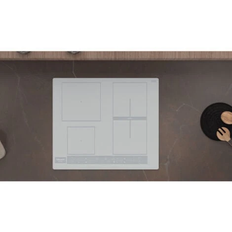 Hotpoint HB 8460B NE/W Piano Cottura Ad Induzione 4 Zone 9 Livelli Di Potenza + Booster Combi Duo Blocco Comandi Adattatore Di Potenza 59cm Bianco 6 Hotpoint HB 8460B NE/W Piano Cottura Ad Induzione 4 Zone 9 Livelli Di Potenza + Booster Combi Duo Blocco Comandi Adattatore Di Potenza 59cm Bianco - immagine 4