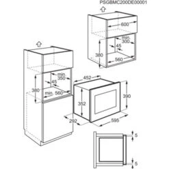 Electrolux MO318GXE Forno Microonde Combinato Ventilazione Tangenziale Di Raffreddamento Capacita'17 Litri Potenza 700W Acciaio Inossidabile -Elettrodomestici Negozio 61159691 3