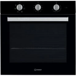 INDESIT Forno Elettrico IFW 6530 BL Da Incasso Capacità 66 Litri Classe Energetica A Colore Nero