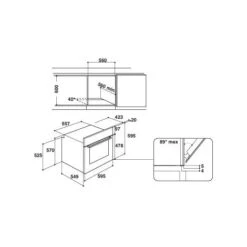 INDESIT Forno Elettrico IFW 6530 BL Da Incasso Capacità 66 Litri Classe Energetica A Colore Nero -Elettrodomestici Negozio 64522947 3