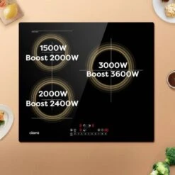 CIARRA Piano Cottura A Induzione Da Incasso, 3 Zone Con Boost E Flexzone, Alta Efficienza Energetica, Controllo Tattile, Nero -Elettrodomestici Negozio 64996415 5