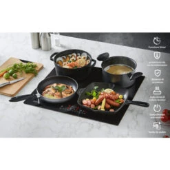 CIARRA Piano Cottura A Induzione Da Incasso Con 4 Zone E Funzione Boost - Nero, 7000W, Controllo Touch 10 CIARRA Piano Cottura A Induzione Da Incasso Con 4 Zone E Funzione Boost - Nero, 7000W, Controllo Touch -Elettrodomestici Negozio 64996428 4