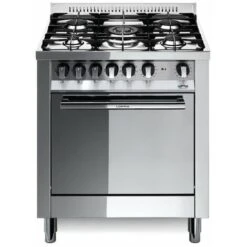 Lofra Cucina A Gas M76GV / C 5 Fuochi A Gas Forno A Gas Classe A Dimensioni 70 X 60 Cm Colore Inox Serie Maxima 70