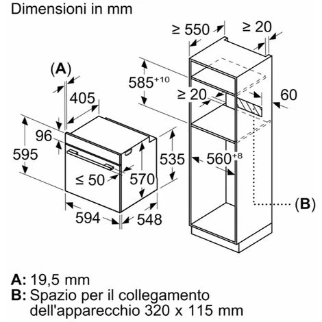 Forno Con Vapore Da Incasso 60 Cm Bosch HRA574BS0 4 Forno Con Vapore Da Incasso 60 Cm Bosch HRA574BS0 - immagine 2